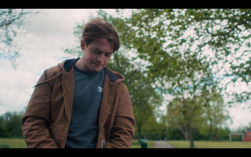 Adidas Sweatshirt Worn by Kit Connor as Nick Nelson in Heartstopper S01E05 Friend (2022)
