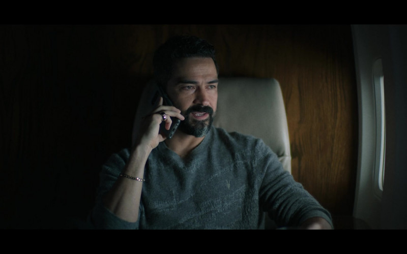 AllSaints Men’s Sweater Worn by Alfonso Herrera as Javier ‘Javi’ Elizondro in Ozark S04E08 The Cousin of Death (2022)