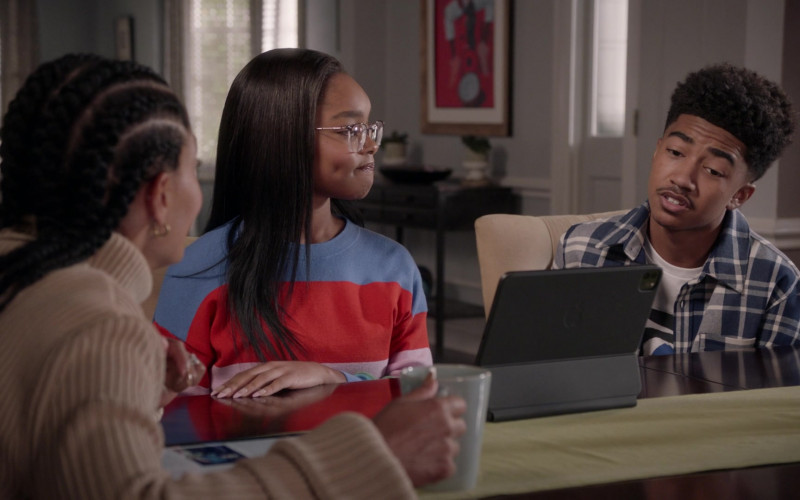 Apple iPad Tablet in Black-ish S08E12 If a Black Man Cries in the Woods… (2022)