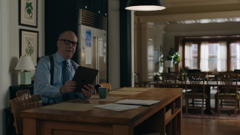 Apple iPad Tablet of Paul Giamatti as Chuck Rhoades in Billions S06E12 Cold Storage (2022)