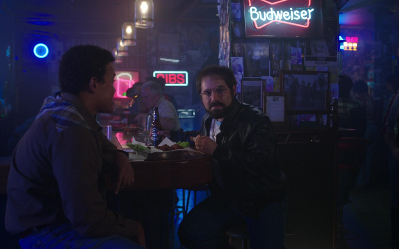 Budweiser Beer Sign in Young Rock S02E04 In the Dark (2022)