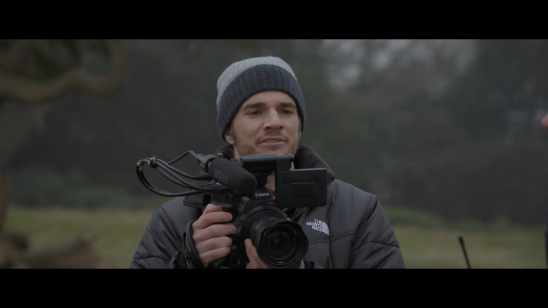 Canon Video Camera, Rode Microphone and The North Face Men's Jacket in The Bubble