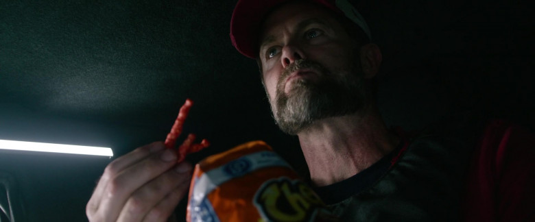 Cheetos Snack Enjoyed by Garret Dillahunt as Captain Monroe in Ambulance 2022 Movie (2)