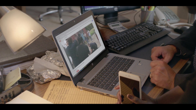 Compaq Monitor and HP Laptop in We Own This City S01E01 Part One (3)