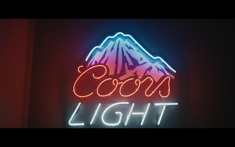 Coors Light Beer Neon Sign in Outer Range S01E04 The Loss (2022)