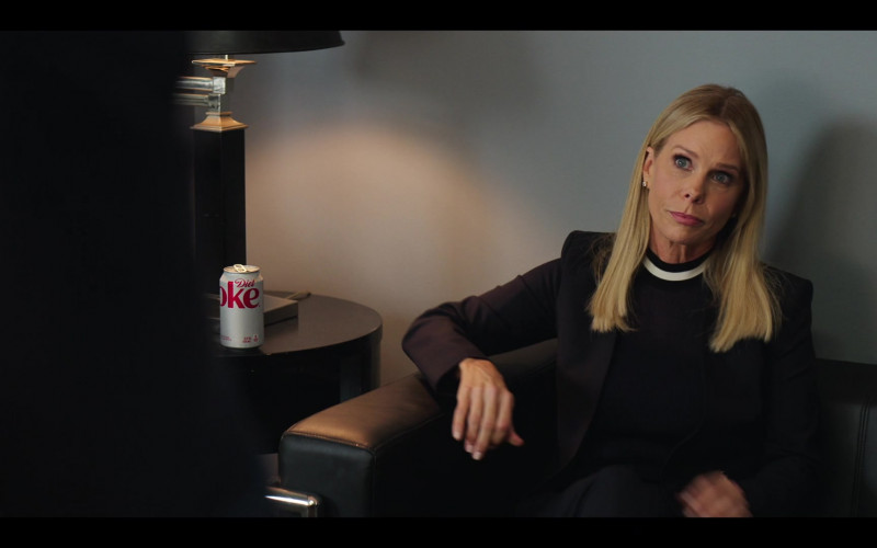 Diet Coke Drink Enjoyed by Cheryl Hines as Dot Karlson in The Flight Attendant S02E03 The Reykjavik Ice Sculpture Festival Is Lovely This Time of Year (1)