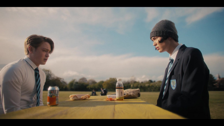 Fanta Orange Drink Enjoyed by Kit Connor as Nick Nelson in Heartstopper S01E08 Boyfriend (2022)