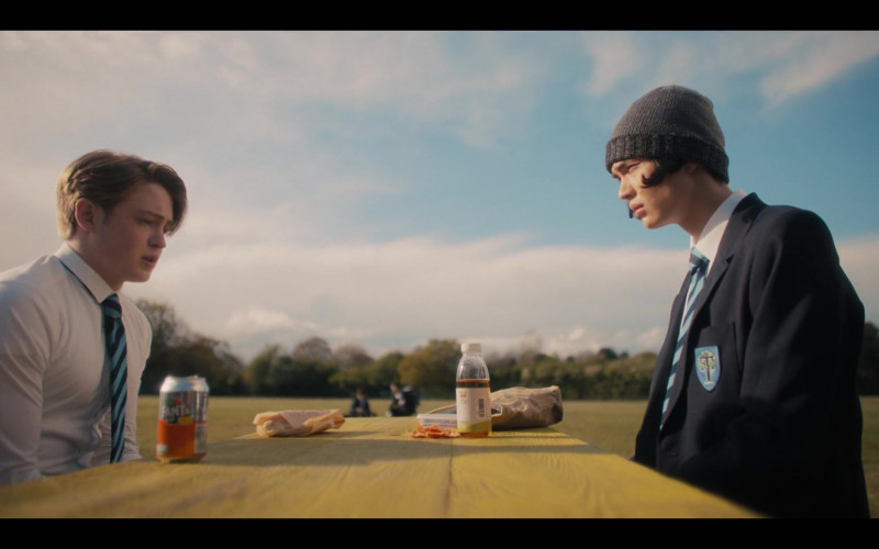 Fanta Orange Drink Enjoyed by Kit Connor as Nick Nelson in Heartstopper S01E08 Boyfriend (2022)