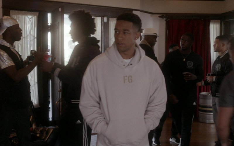Fear of God Hoodie in All American Homecoming S01E07 Godspeed (2022)