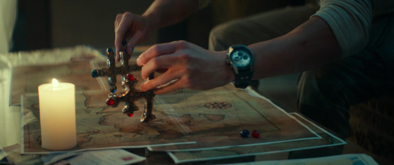 Fossil Coachman Chronograph CH2565 Wrist Watch of Tom Holland as Nathan Drake in Uncharted 2022 Movie (4)