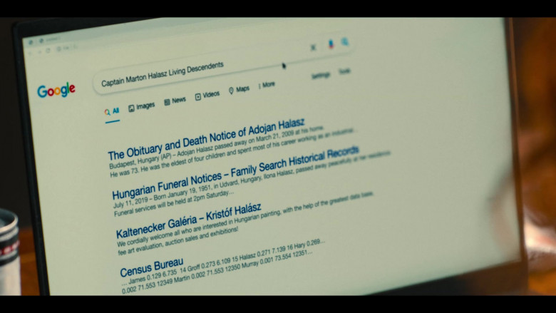 Google Website in Russian Doll S02E04 Station to Station (2022)