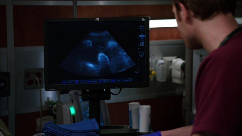 HP L1945w 19-inch Widescreen LCD Monitor in Chicago Med S07E19 Like a Phoenix Rising From the Ashes (2022)