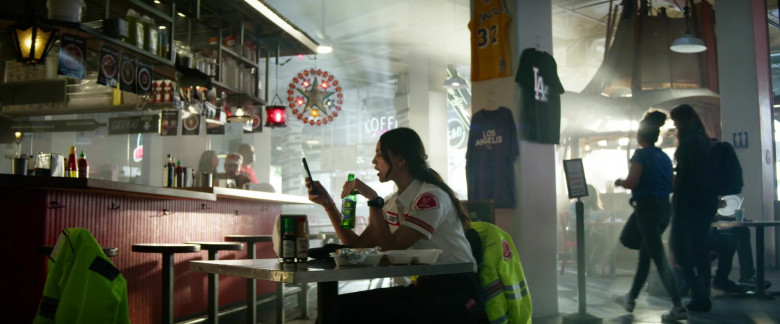 Heineken Beer Enjoyed by Eiza González as Cam Thompson and Tapatio Hot Sauce in Ambulance (1)