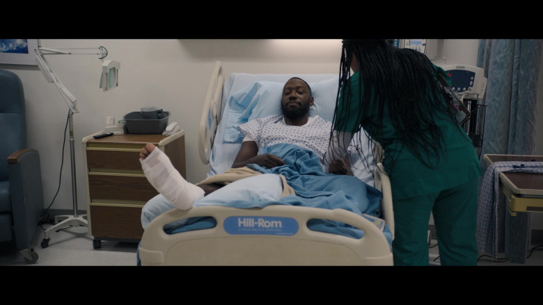 Hill-Rom Hospital Bed in Woke S02E08 Kill Keef Knight (2022)