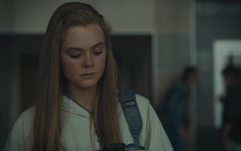 JanSport Trans Backpack of Elle Fanning as Michelle Carter in The Girl from Plainville S01E04 Can’t Fight This Feeling (2022)