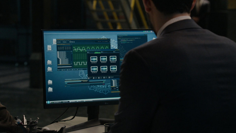 LG Monitor in The Blacklist S09E15 Andrew Kennison (2022)