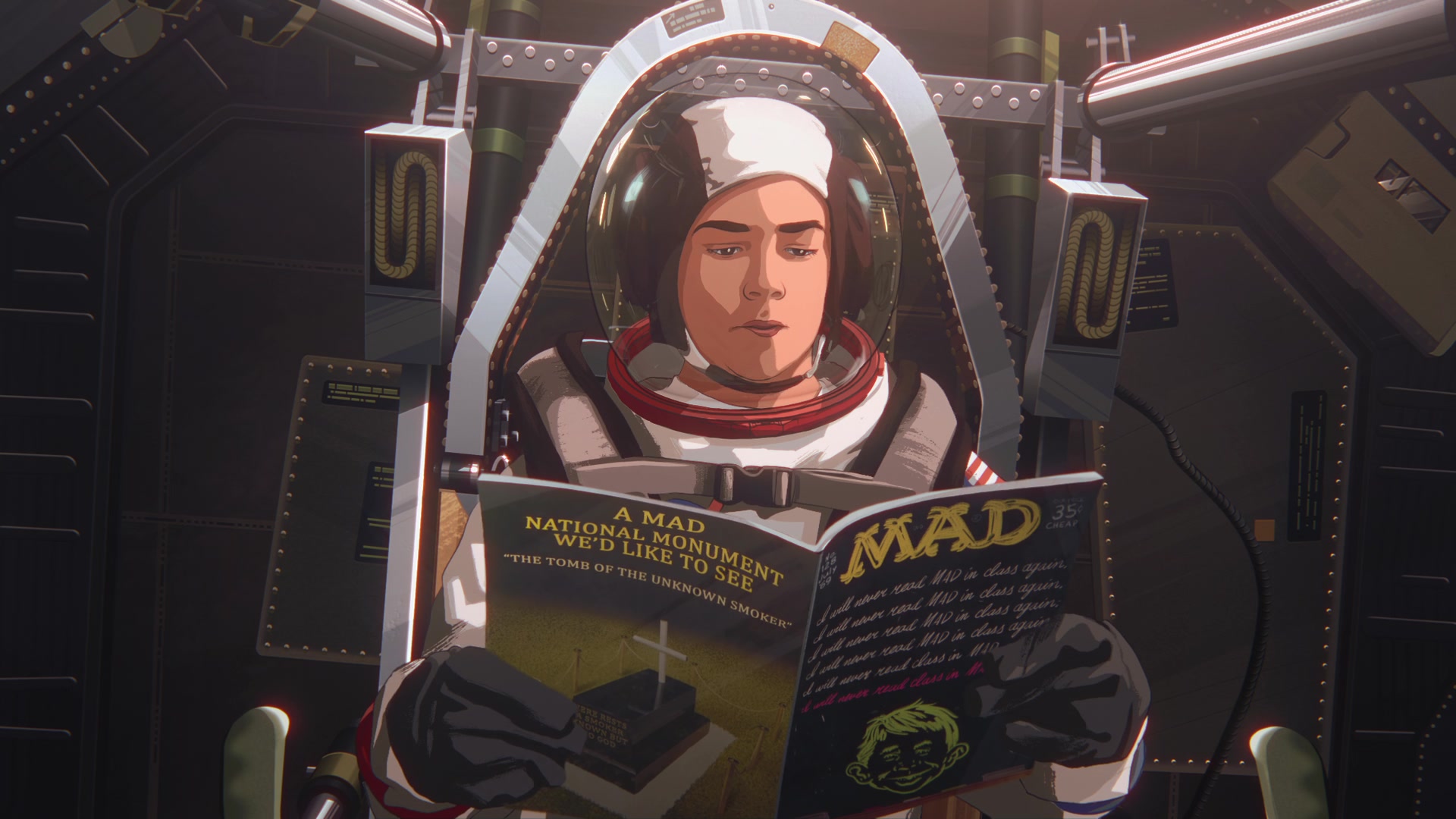 Mad Magazine In Apollo 10½: A Space Age Childhood (2022)