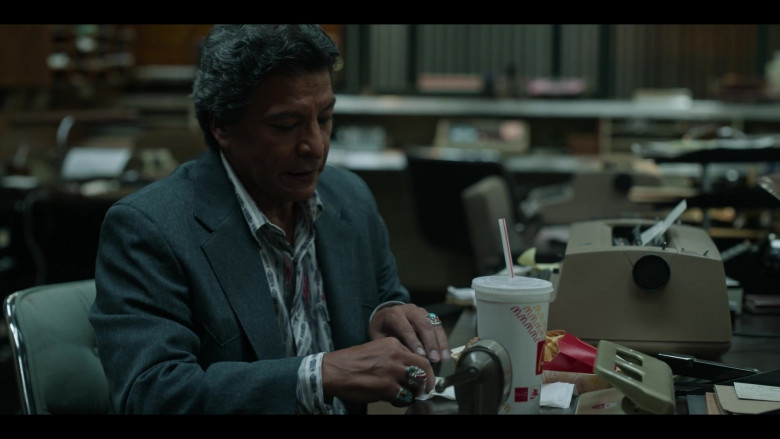 McDonald’s Restaurant Fast Food and Drink Enjoyed by Gil Birmingham as Bill Taba in Under the Banner of Heaven S01E01 When God Was Love (1)