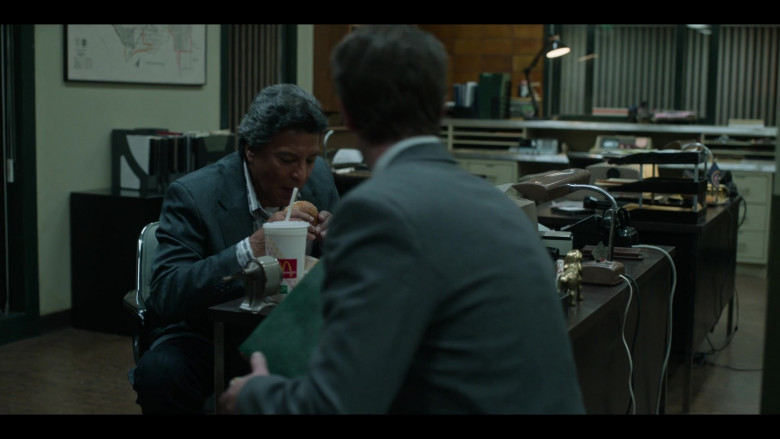 McDonald’s Restaurant Fast Food and Drink Enjoyed by Gil Birmingham as Bill Taba in Under the Banner of Heaven S01E01 When God Was Love (2)