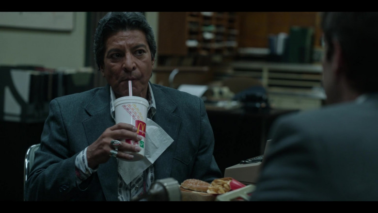McDonald’s Restaurant Fast Food and Drink Enjoyed by Gil Birmingham as Bill Taba in Under the Banner of Heaven S01E01 When God Was Love (3)