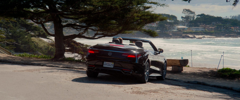 Mercedes-Benz S-Class Convertible Black Car Driven by Chris Pine as Henry Pelham in All the Old Knives (2)