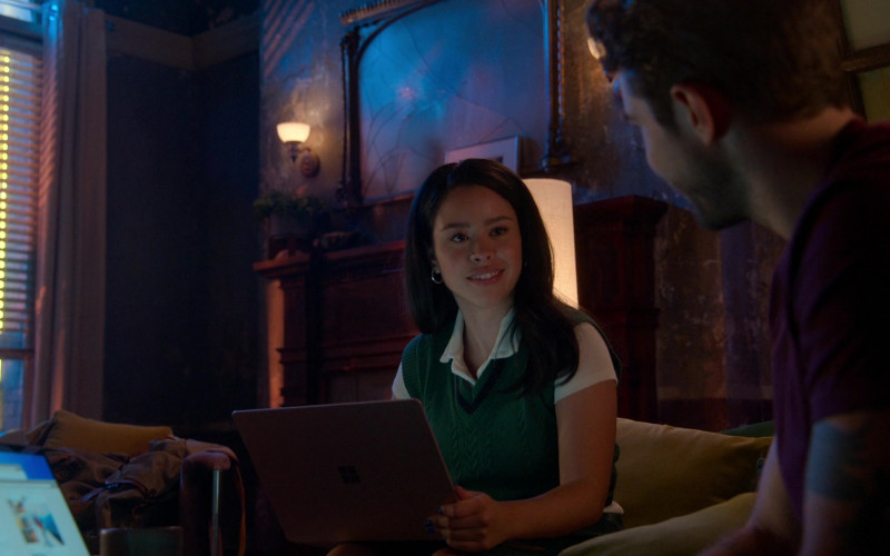 Microsoft Surface Laptop Computer of Cierra Ramirez as Mariana Adams Foster in Good Trouble S04E08 I Don’t Belong Here (2022)