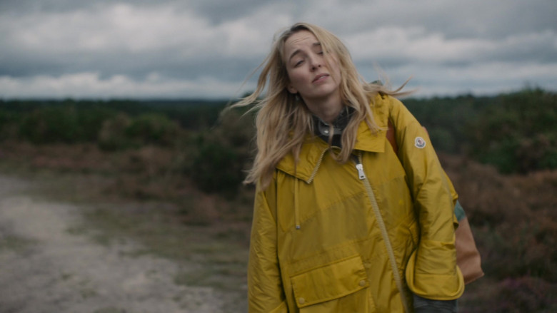 Moncler Yellow Jacket Worn by Jodie Comer as Villanelle in Killing Eve S04E08 TV Show Outfit (1)