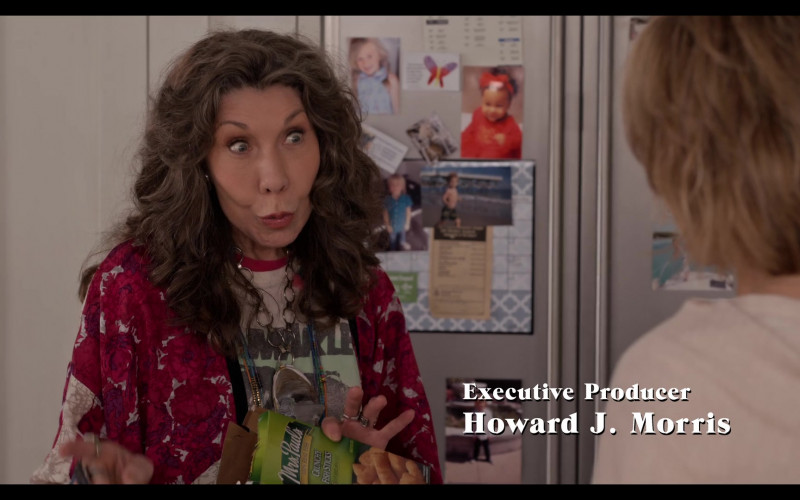 Mrs. Paul’s Crunchy Fish Sticks Held by Lily Tomlin as Frankie Bergstein in Grace and Frankie S07E01 The Roomies (2021)
