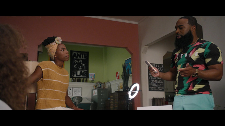 Nike Jordan Men’s Tee of T. Murph as Clovis in Woke S02E06 Black Exceptionalism (2)