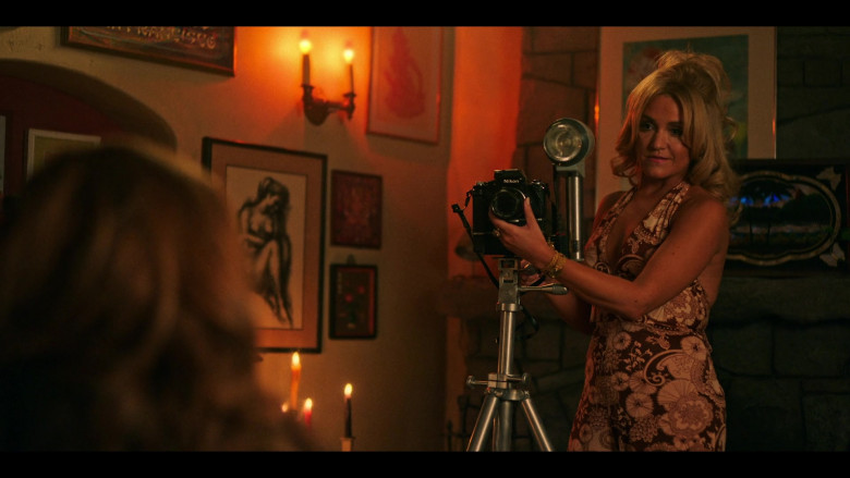 Nikon Camera Used by Jessica Lowe as Bambi in Minx S01E09 A scintillating conversation about a lethal pesticide (2022)