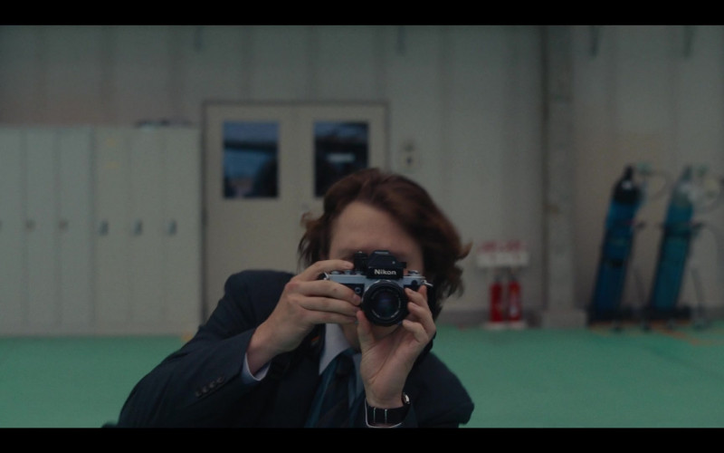 Nikon Camera of Ansel Elgort as Jake Adelstein in Tokyo Vice S01E06 The Information Business (1)
