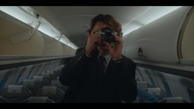 Nikon Camera of Ansel Elgort as Jake Adelstein in Tokyo Vice S01E06 The Information Business (2)