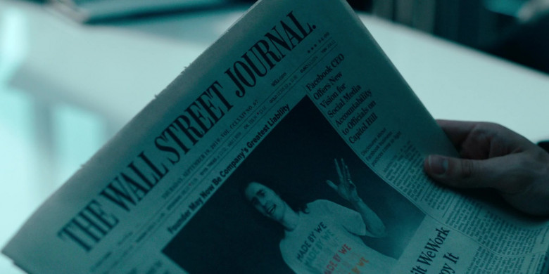 The Wall Street Journal Newspaper in WeCrashed S01E08 The One With All the Money (1)