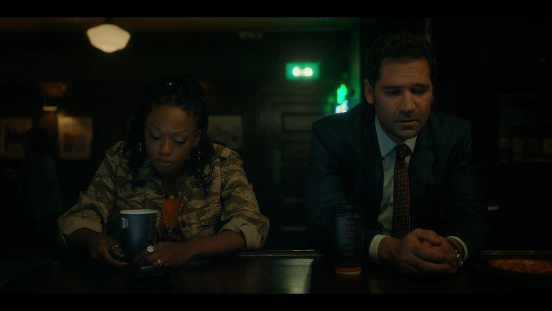 7-Eleven Coffee Enjoyed by Jazz Raycole as Izzy Letts and Manuel Garcia-Rulfo as Mickey Haller in The Lincoln Lawyer S01E03 Momentum (2)