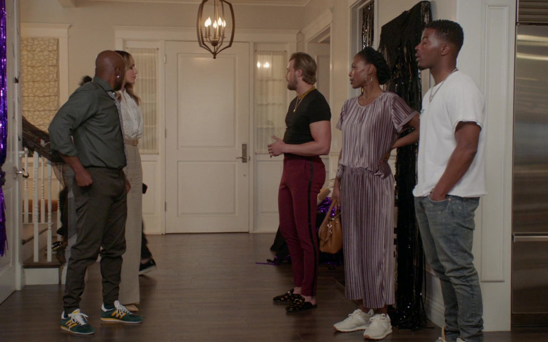 Adidas Green Sneakers of Taye Diggs as Billy Baker in All American S04E20 Champagne Glasses (2022)