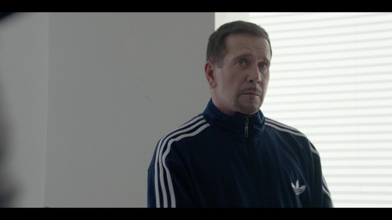 Adidas Track Jacket in We Own This City S01E03 Part Three (2022)