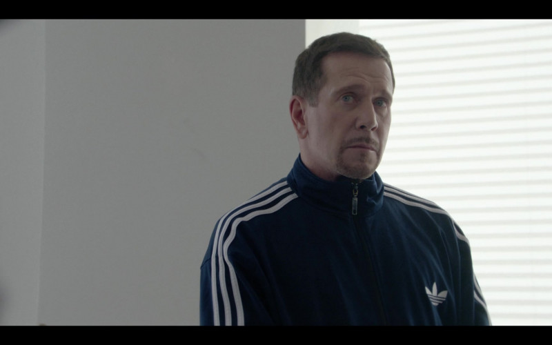 Adidas Track Jacket in We Own This City S01E03 Part Three (2022)