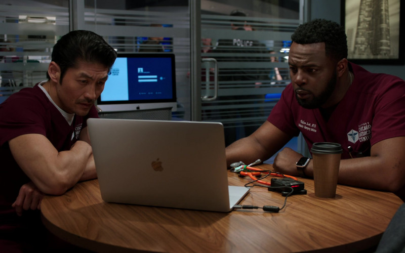 Apple MacBook Laptop in Chicago Med S07E21 Lying Doesn’t Protect You from the Truth (2022)