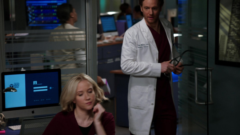 Apple iMac Computers in Chicago Med S07E20 End of the Day, Anything Can Happen (6)