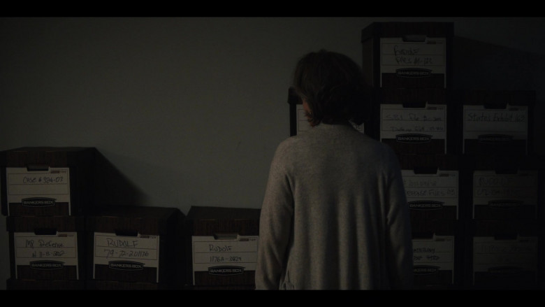 Bankers Boxes in The Staircase S01E06 Red in Tooth and Claw (2022)