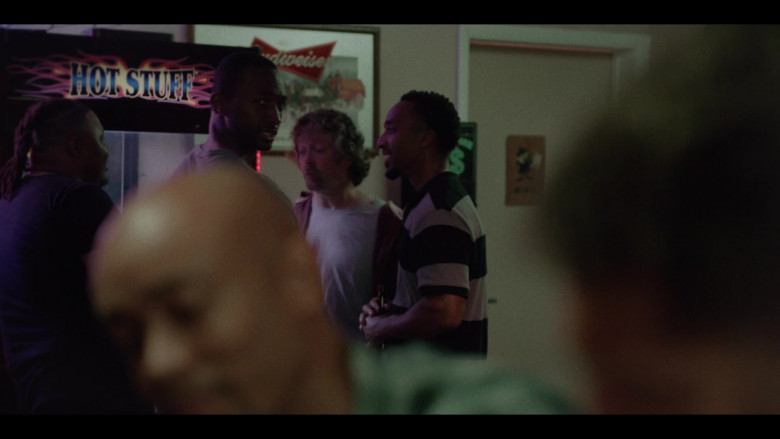 Budweiser Beer Sign in We Own This City S01E03 Part Three (2022)