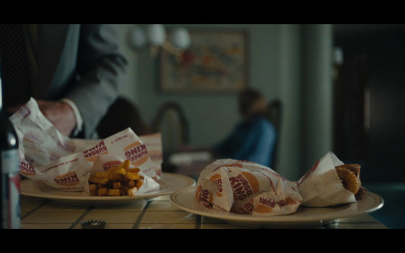 Burger King French Fries, Burger and Onion Rings in Gaslit S01E03 King George (2022)