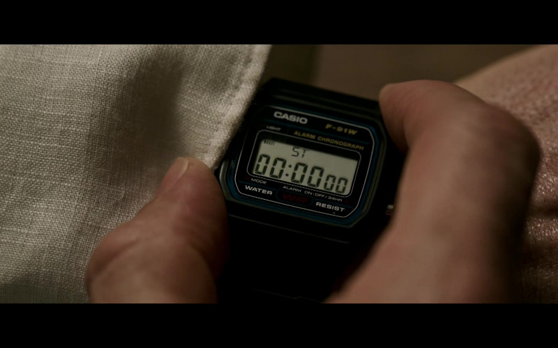 Casio F-91W Digital Watch of Jared Leto as Dr. Michael Morbius in Morbius 2022 Movie (4)