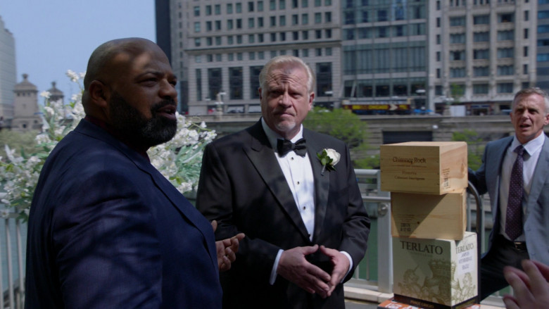 Chimney Rock Wine and Terlato Vineyards Box in Chicago Fire S10E22 The Magnificent City of Chicago (2022)
