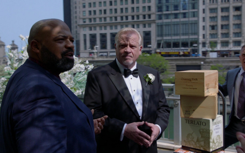 Chimney Rock Wine and Terlato Vineyards Box in Chicago Fire S10E22 The Magnificent City of Chicago (2022)