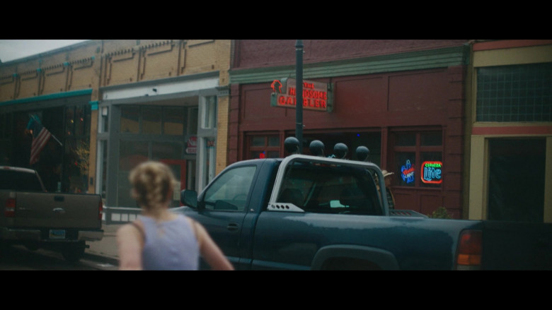 Coors Light and Miller Lite Beer Signs in Outer Range S01E07 The Unknown (2022)