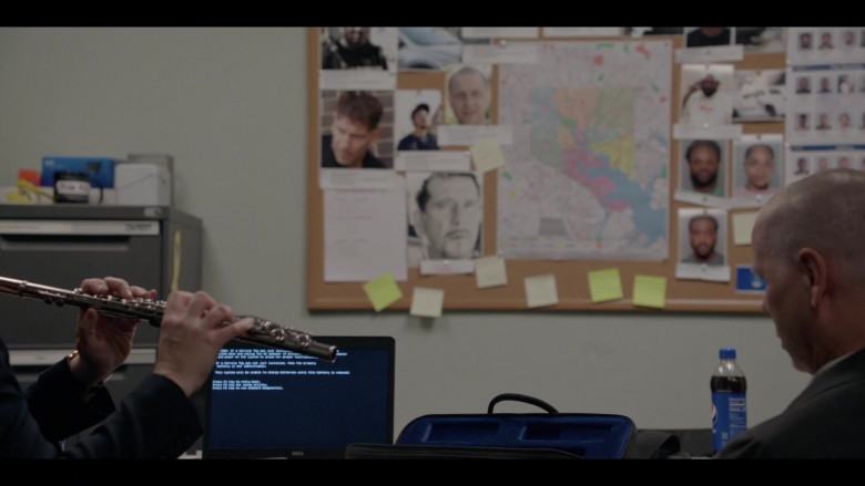 Dell Laptop and Pepsi Bottle in We Own This City S01E05 Part Five (2022)