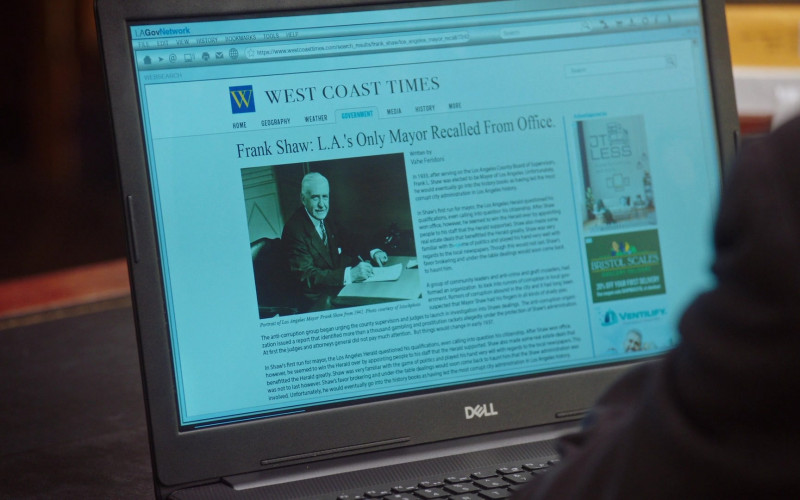 Dell Laptop in Mr. Mayor S02E09 The Recall (2022)