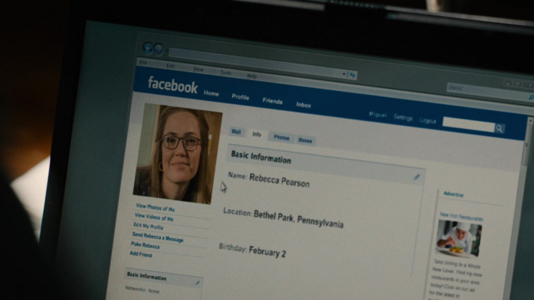 Facebook Social Network in This Is Us S06E15 Miguel (2)