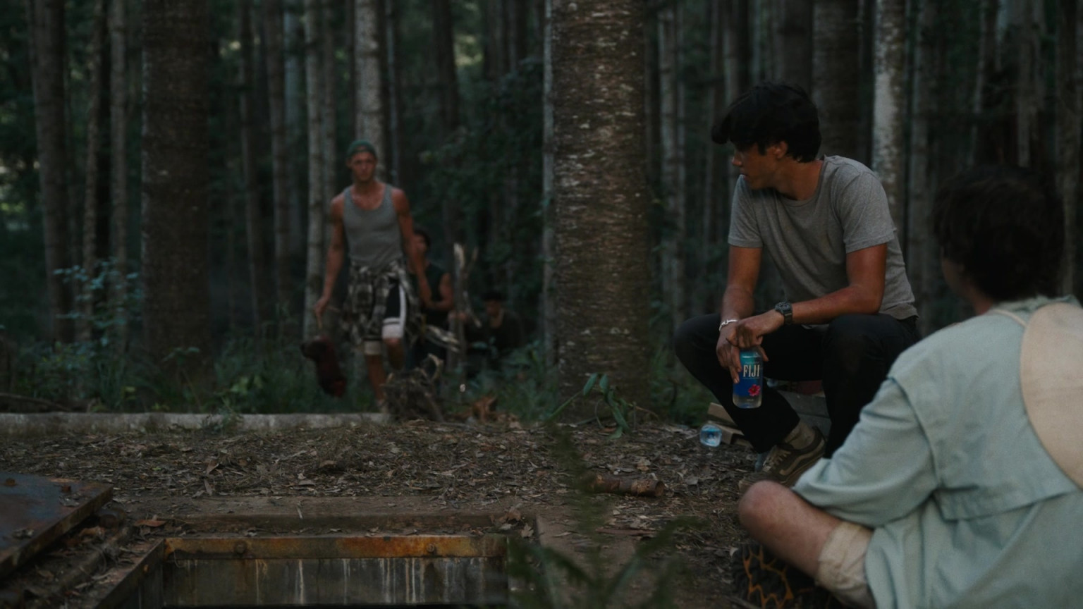 Fiji Water Bottle Held By Zack Calderon As Rafael Garcia In The Wilds ...